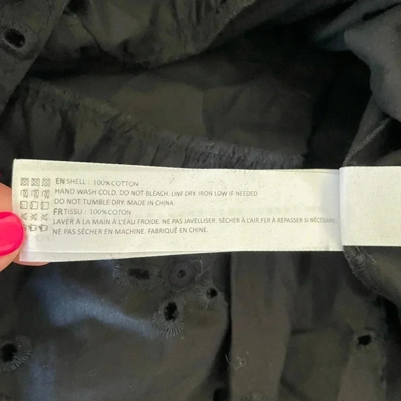 En Saison black eyelit flutter maxi dress - Picture 11 of 11